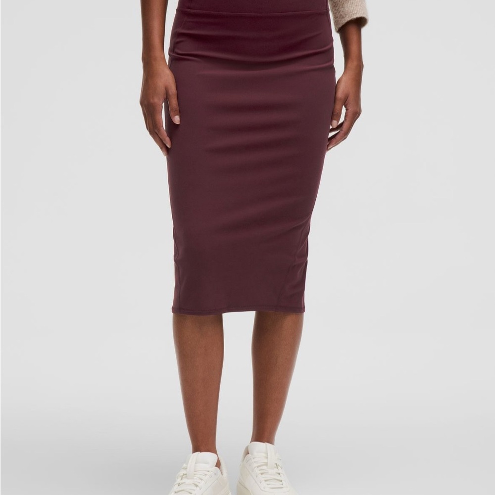 LULULEMON NU-LU MIDI SKIRT